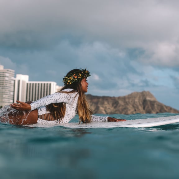 Surfen in Waikiki
