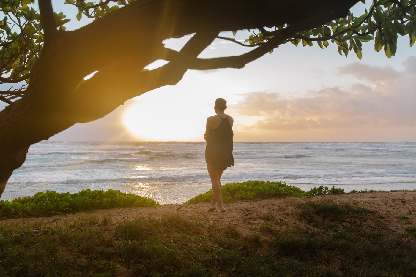 Sonnenaufgang am Strand