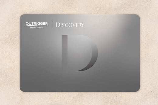 Outrigger DISCOVERY-Mitgliedskarte der Platin-Stufe