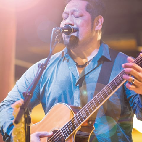 Hawaiianische Musik feiern