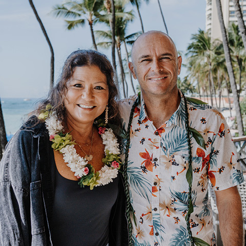 Shane Dorian und Tammy Moniz - Surfers In Residence - Outrigger Waikiki Beach Resort