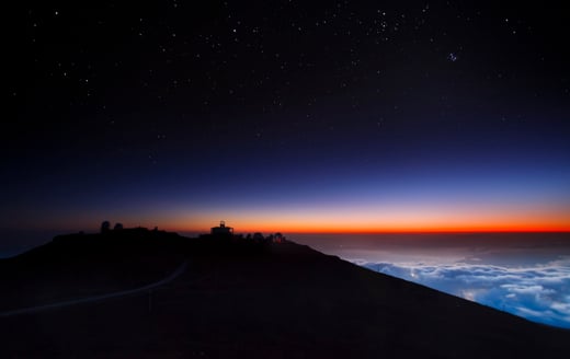 Haleakala bei Nacht